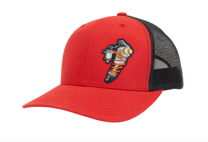 Curved Bill Shocky Snapback Hat