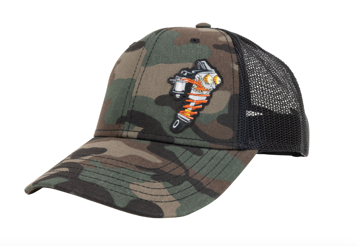 Curved Bill Shocky Snapback Hat