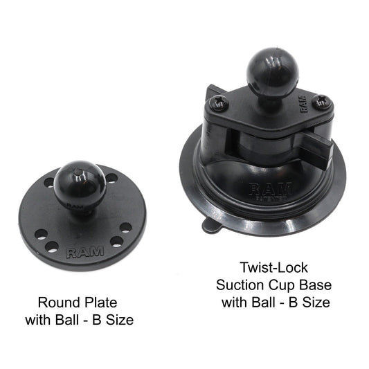 RAM Mount for Handheld Radios - Hard Mount / Radio and Hand Mic