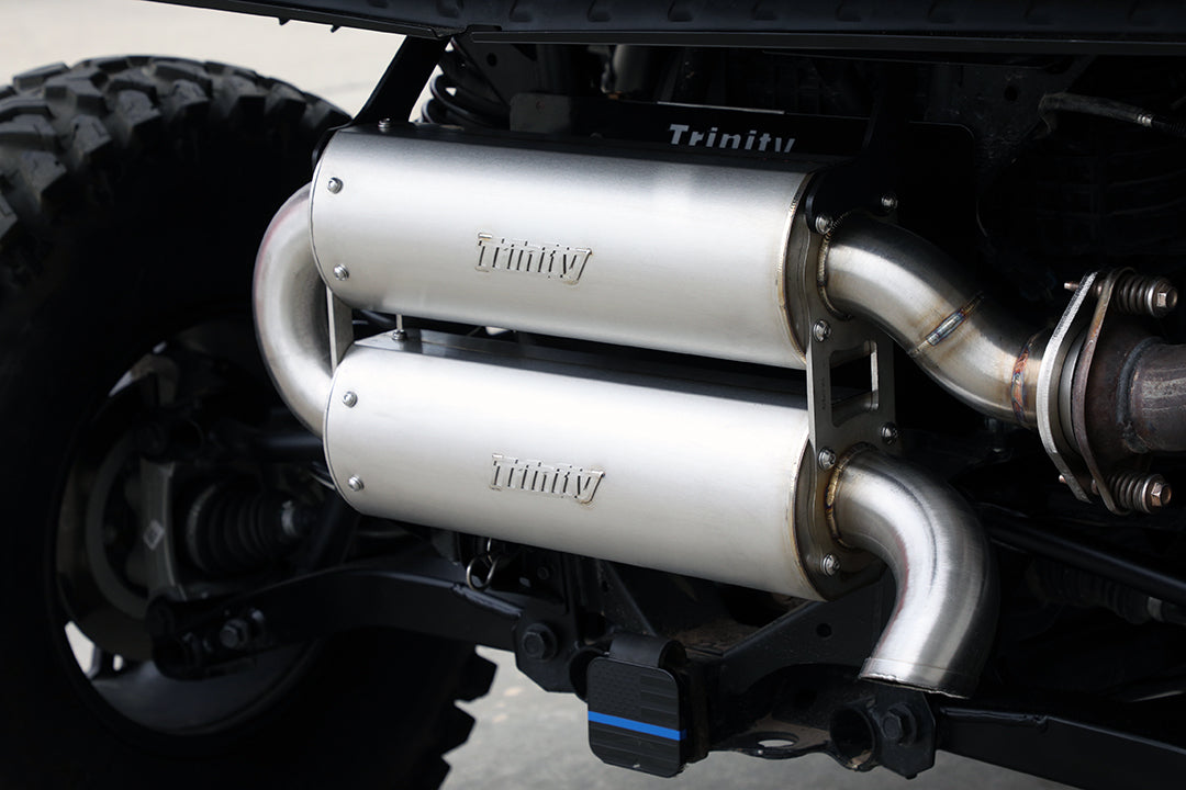 Polaris Xpedition Dual Muffler Exhaust - Quiet Slip On