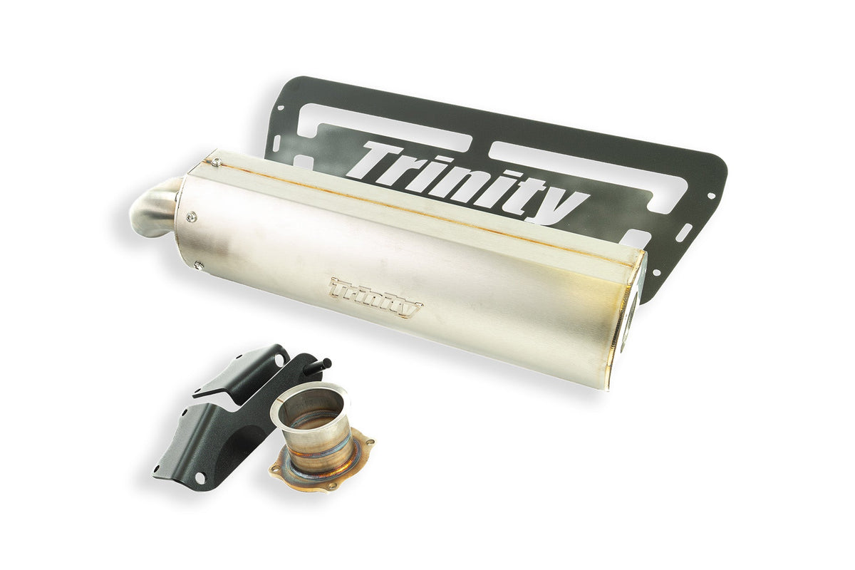 2024+ Polaris Rzr Xp 1000 Slip On Single Stainless