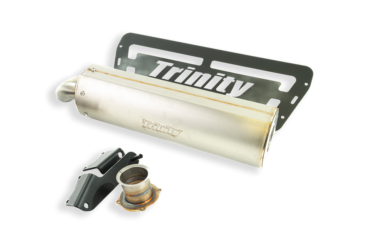 2024+ Polaris Rzr Xp 1000 Slip On Single Stainless