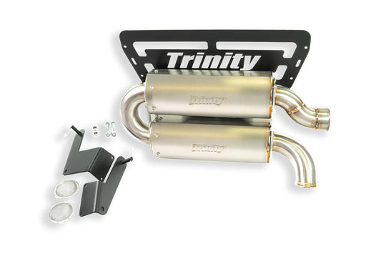 24+ Rzr Xp1000 Dual Quiet Muffler (Single Outlet)
