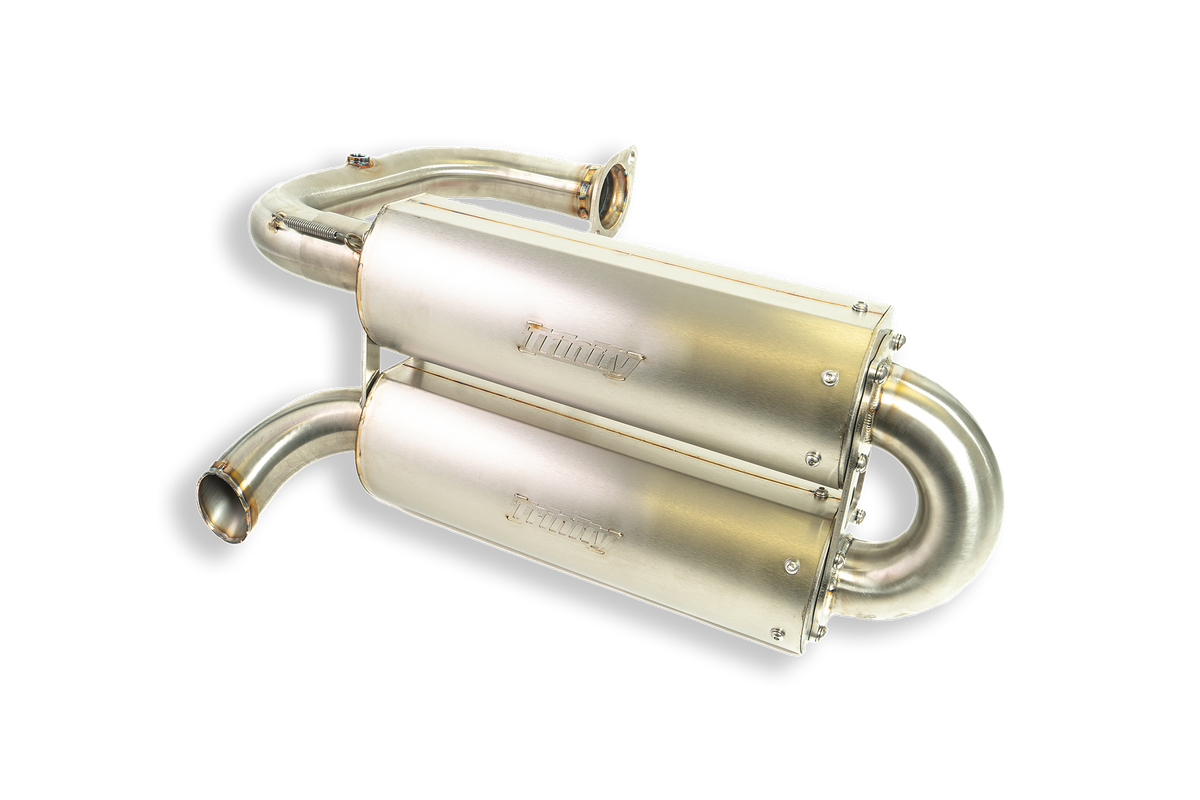 2019-2025 Honda Talon 1000R, 1000X Dual Muffler Single Exit - Quiet Slip On