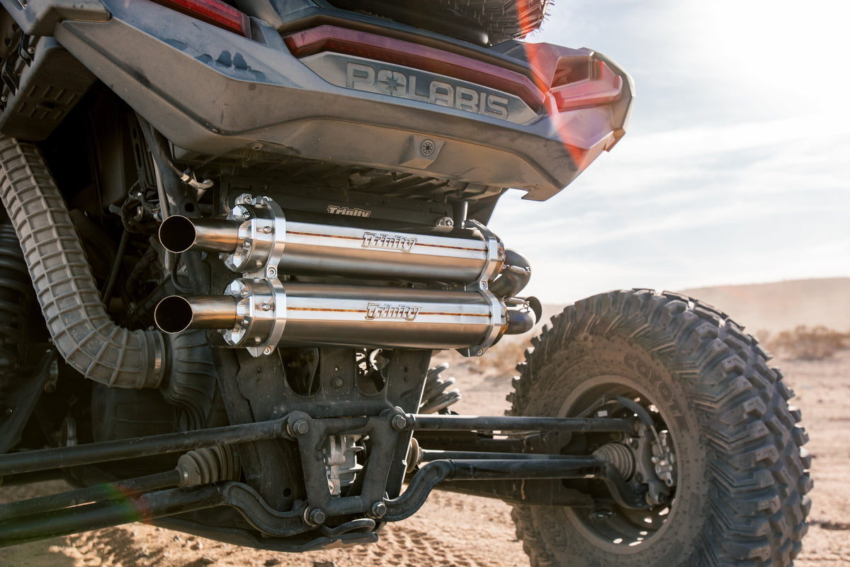 Stainless Steel Rzr Xp 1000 Slip On (2015-2023)