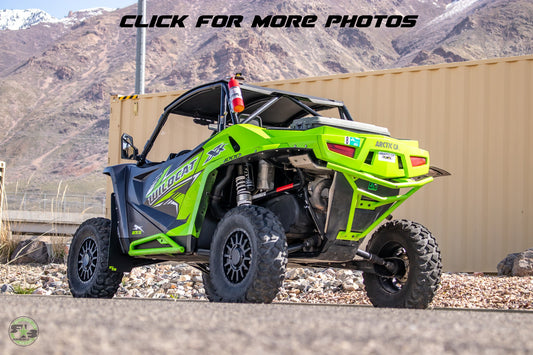 Arctic Cat WILDCAT XX 2018+ Fender Flare Extensions/Mud Flaps F&R