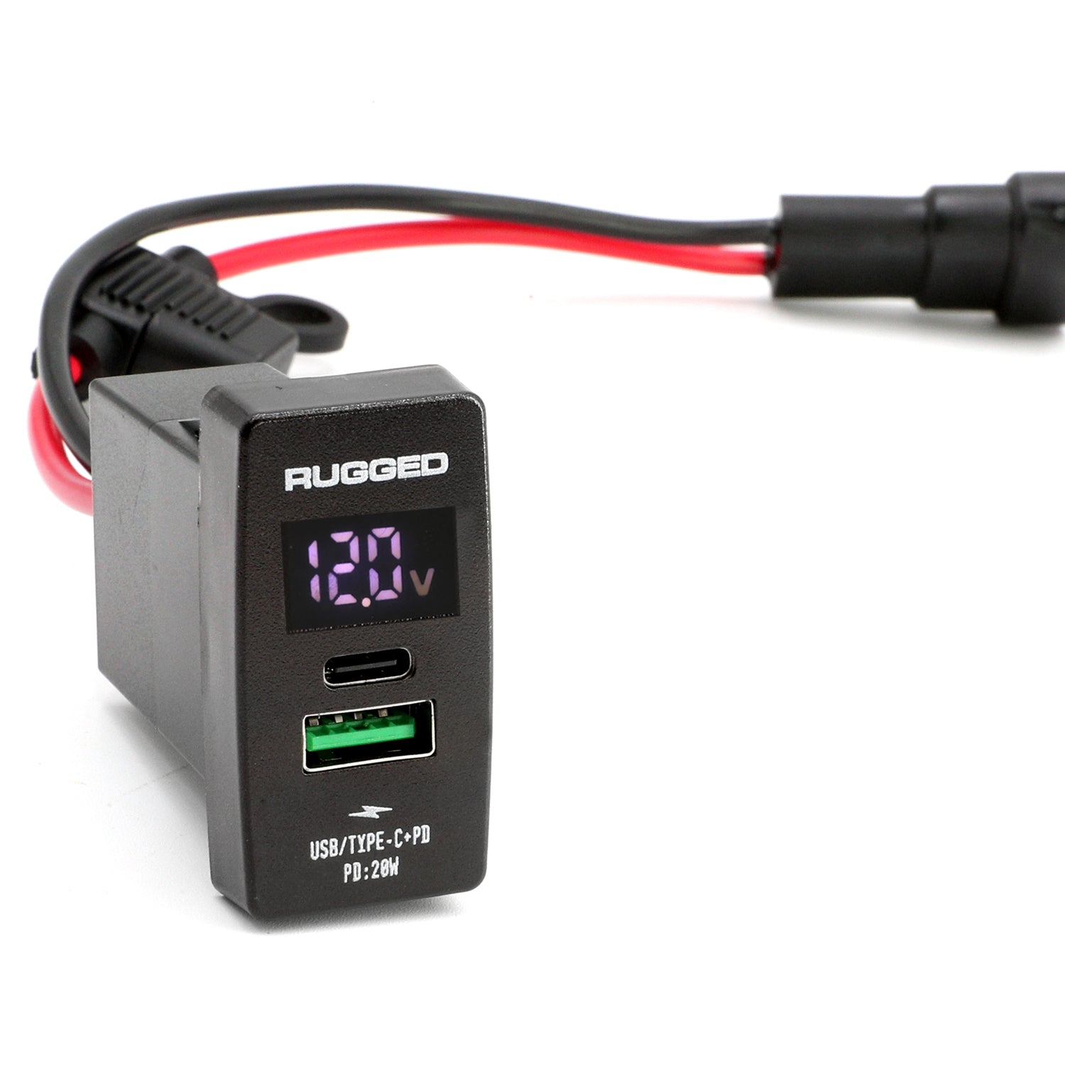 USB Rocker Switch Hub with 4.2 Amp Outlet – SxS Network