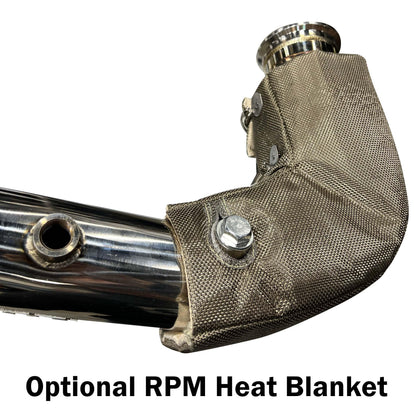 RPM X3 FULL 3" Exhaust Monster Core Muffler & Mid Pipe Can Am Maverick X3 Turbo, R, & RR 2017-2025