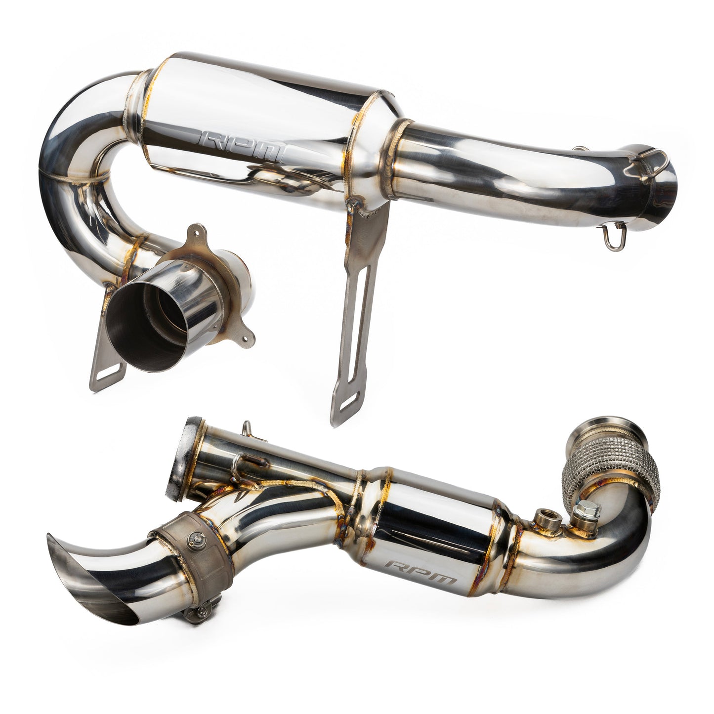 RPM X3 FULL 3" Exhaust Monster Core Muffler & Mid Pipe Can Am Maverick X3 Turbo, R, & RR 2017-2025