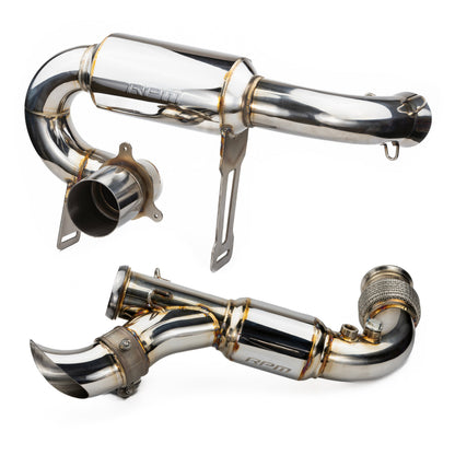 RPM X3 FULL 3" Exhaust Monster Core Muffler & Mid Pipe Can Am Maverick X3 Turbo, R, & RR 2017-2025
