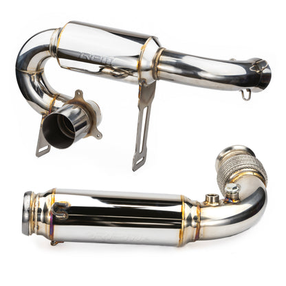 RPM X3 FULL 3" Exhaust Monster Core Muffler & Mid Pipe Can Am Maverick X3 Turbo, R, & RR 2017-2025