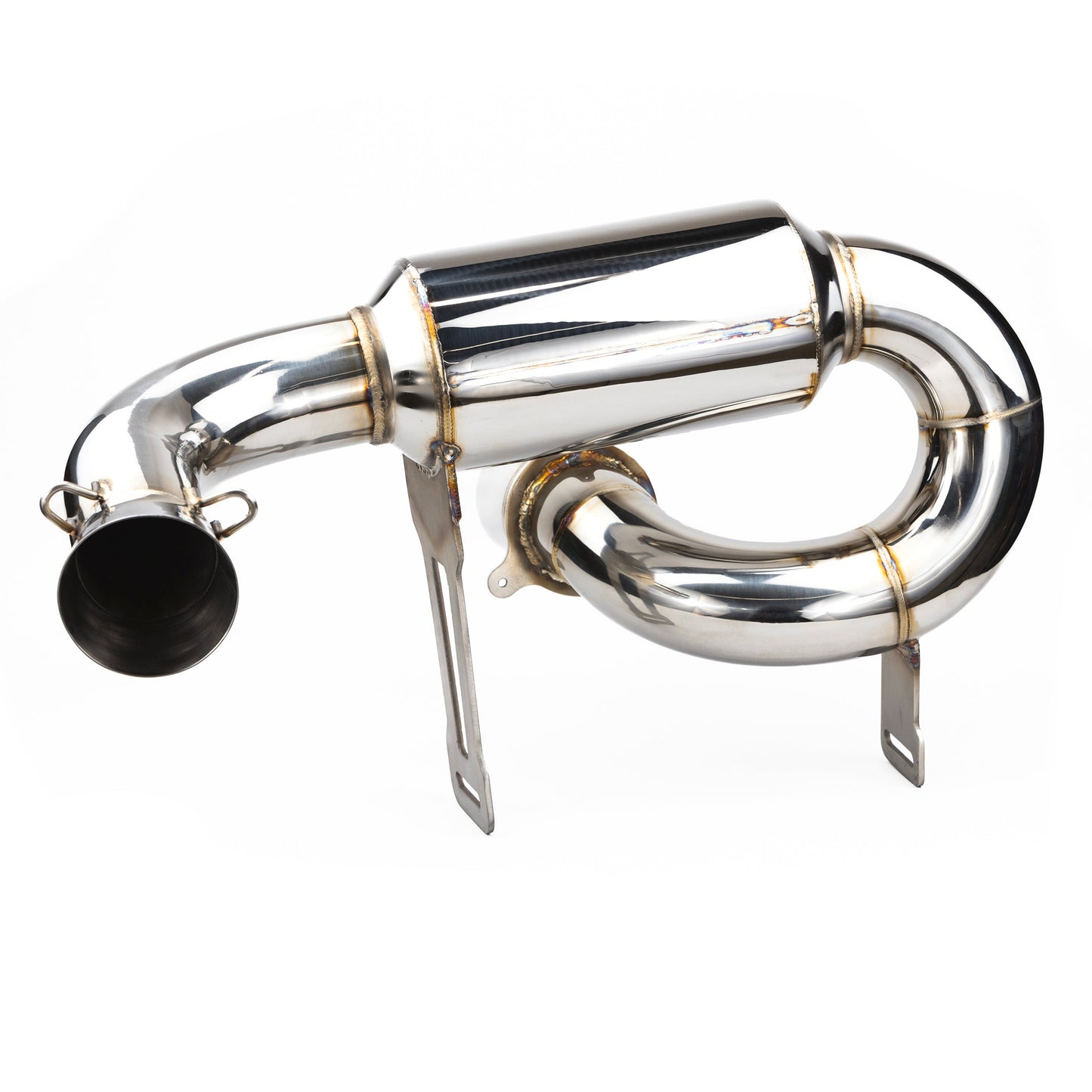 RPM X3 FULL 3" Exhaust Monster Core Muffler & Mid Pipe Can Am Maverick X3 Turbo, R, & RR 2017-2025