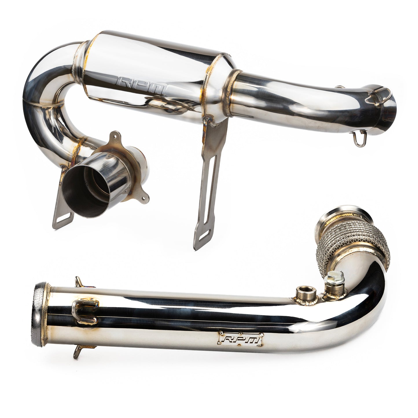 RPM X3 FULL 3" Exhaust Monster Core Muffler & Mid Pipe Can Am Maverick X3 Turbo, R, & RR 2017-2025