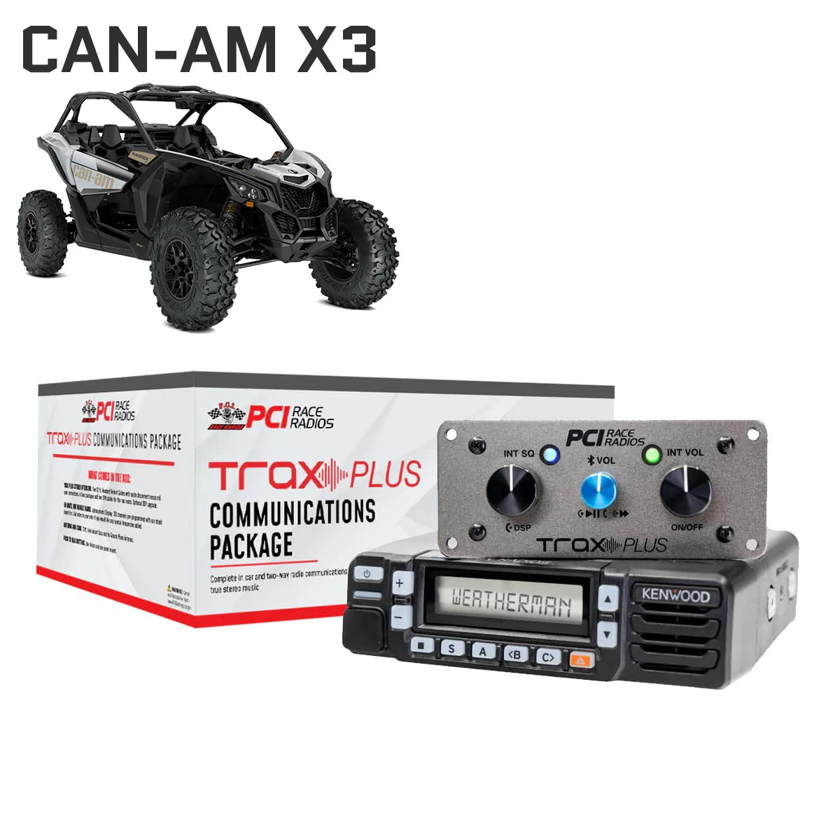 Can Am X3 UTV Trax Communications Package