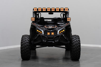 Diode Dynamics 17-24 Can-Am Maverick X3 Stage Series LED Grille Kit - Pro White Fog