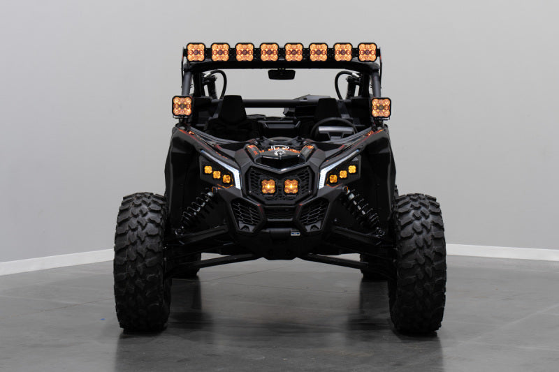 Diode Dynamics 17-24 Can-Am Maverick X3 Stage Series LED Grille Kit - Pro Yellow Fog