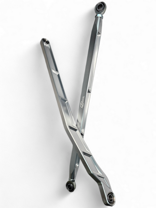 Elektric Offroad 2022+ Polaris RZR Pro Turbo R Billet High Clearance Radius Rods Anodized Clear