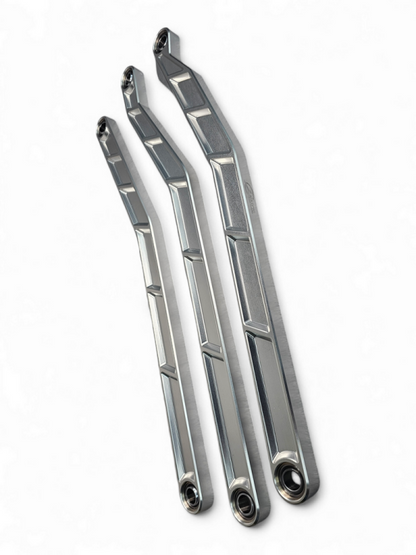 Elektric Offroad 2017+ Can-Am X3 Maverick High Clearance Radius Rods In Clear Finish For 72In