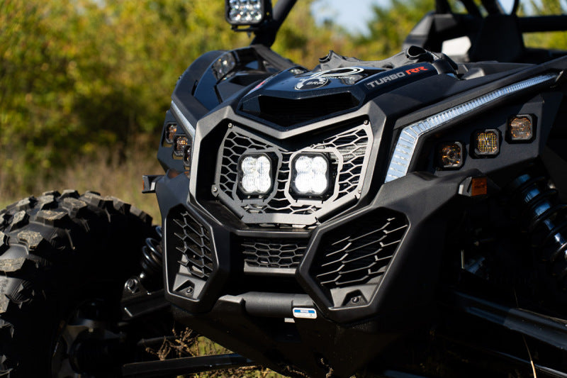 Diode Dynamics 17-24 Can-Am Maverick X3 Stage Series LED Grille Kit - Pro White Fog