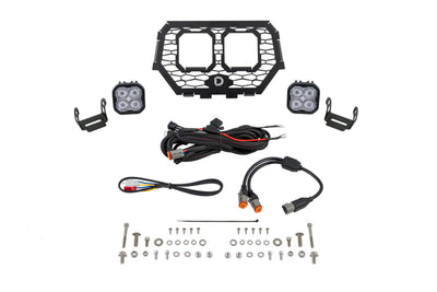 Diode Dynamics 2014-2018 Polaris RZR XP Stage Series LED Grille Kit - Pro White Fog