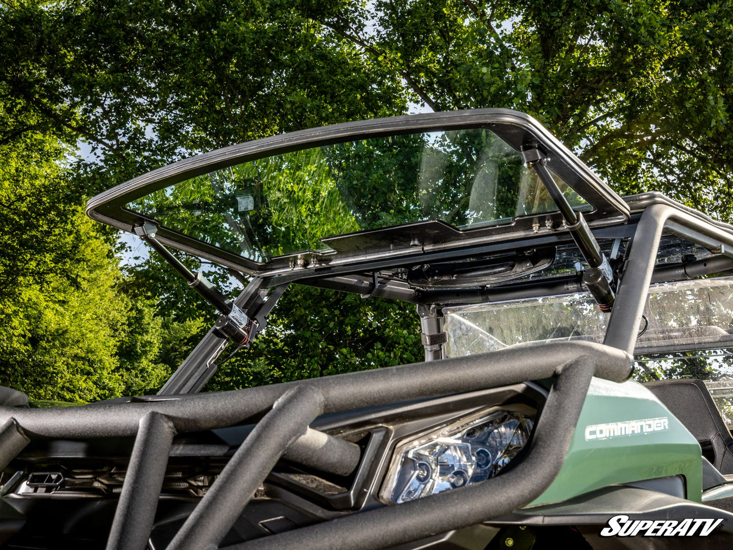 Can-Am Maverick Trail MaxDrive Power Flip Glass Windshield