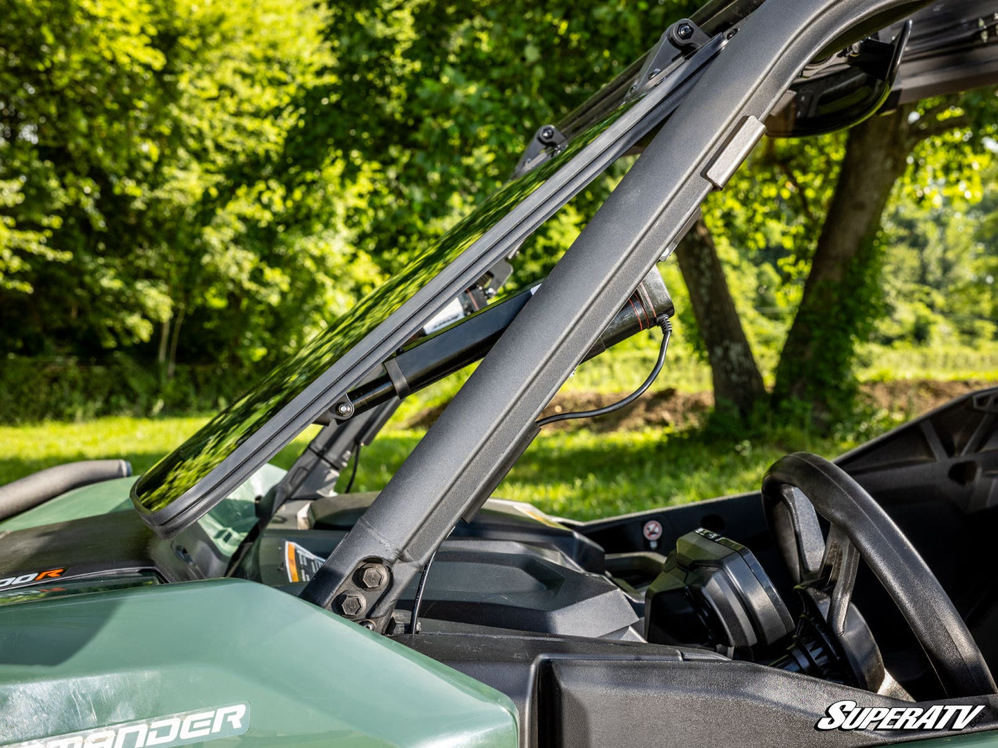 Can-Am Maverick Trail MaxDrive Power Flip Glass Windshield