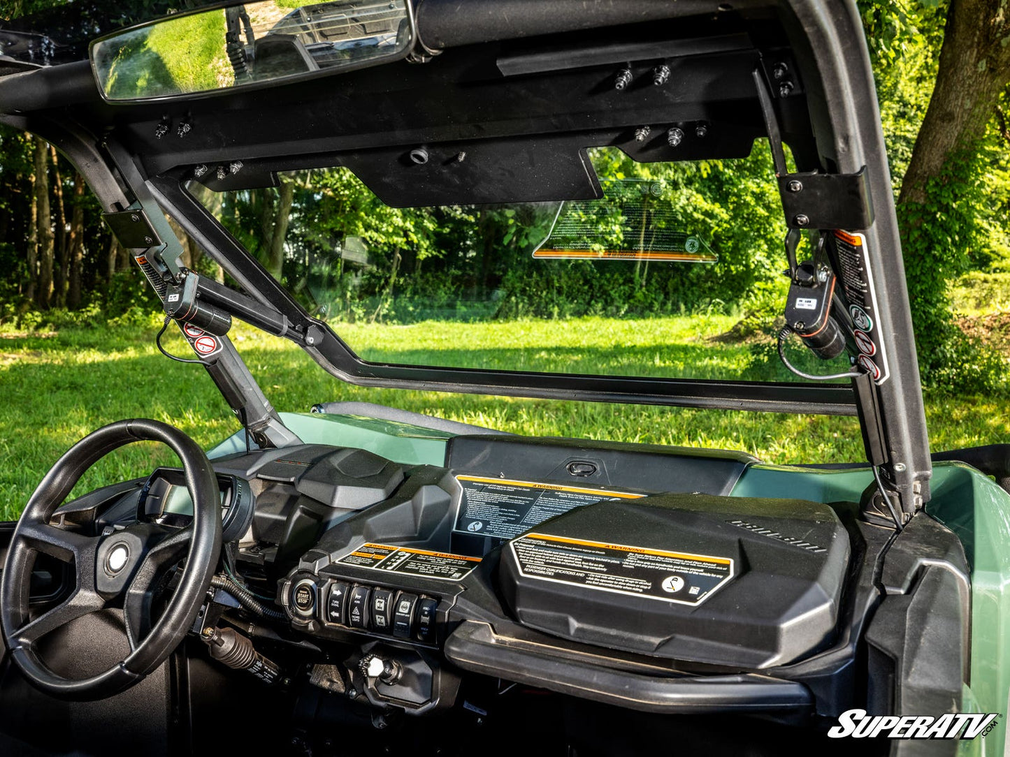 Can-Am Maverick Trail MaxDrive Power Flip Glass Windshield