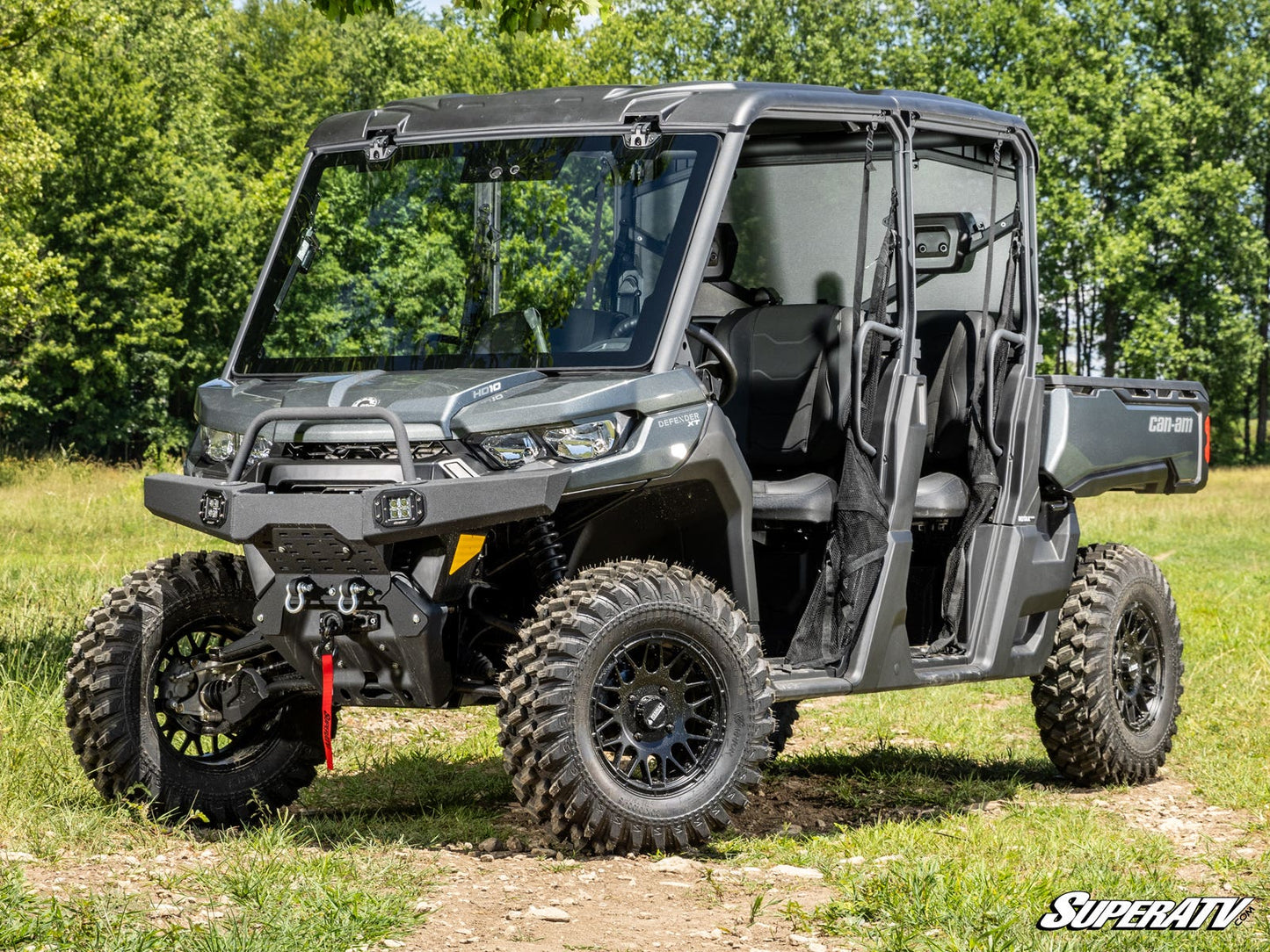 Can-Am Defender HD5 MaxDrive Power Flip Glass Windshield
