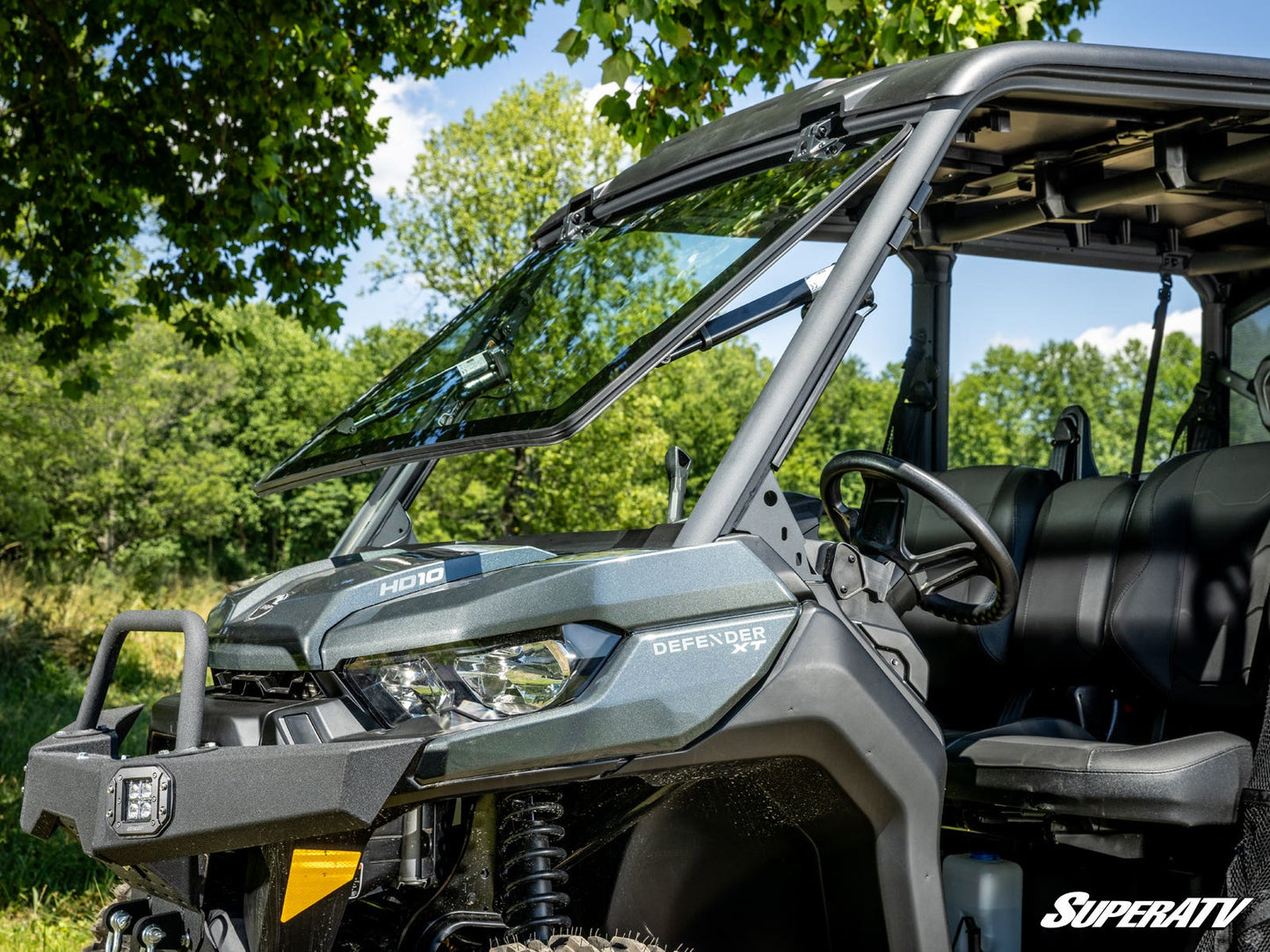 Can-Am Defender HD5 MaxDrive Power Flip Glass Windshield