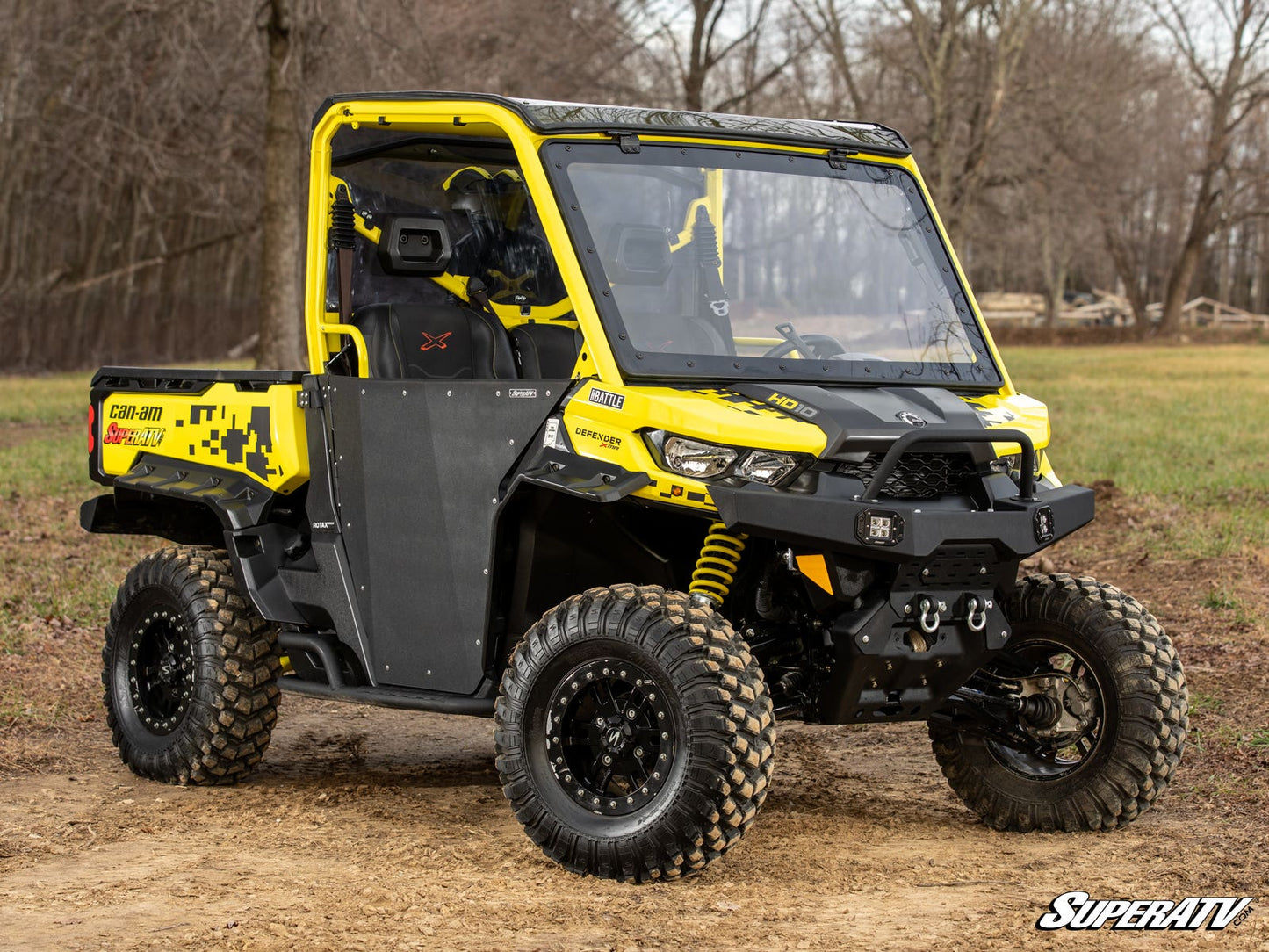 Can-Am Defender HD9 MaxDrive Power Flip Windshield