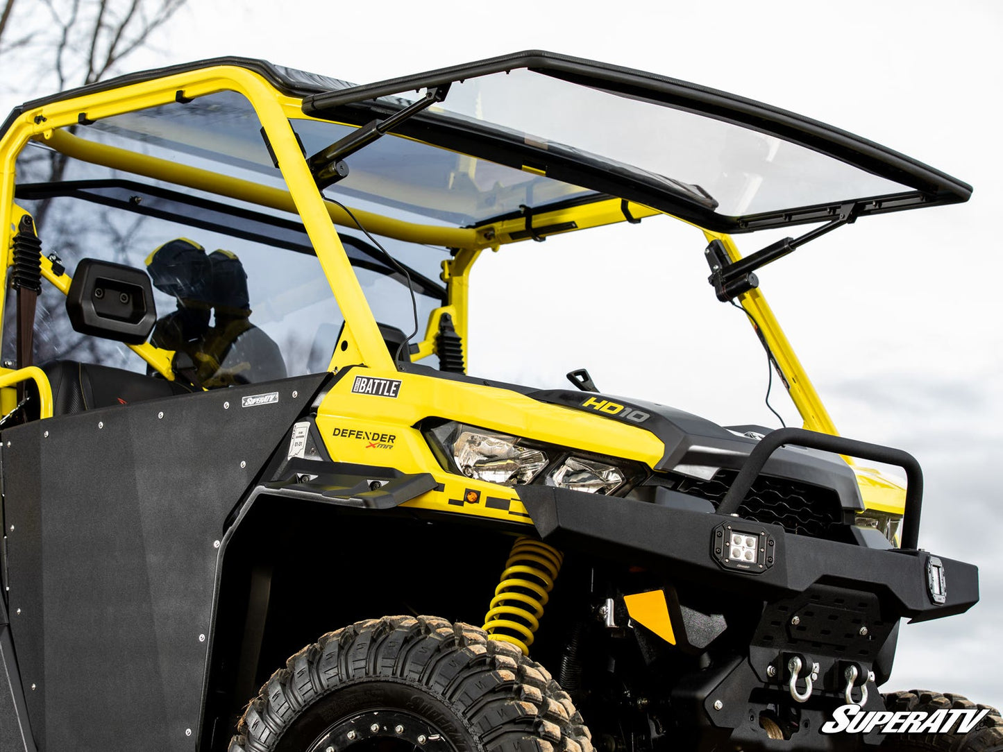 Can-Am Defender HD9 MaxDrive Power Flip Windshield