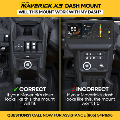 Can-Am X3 Mounting Kit with Multi Mount and Side Panels - Rugged M1/G1/G4/RM45/RM60/GMR45 with Switch Holes