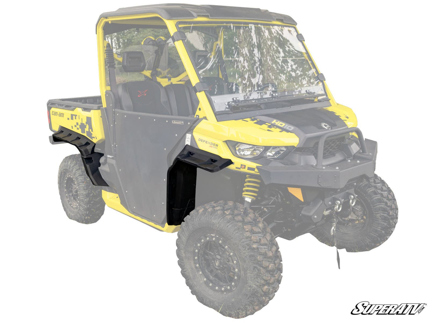 Front and Rear Extended Mud Guards For Can Am Defender