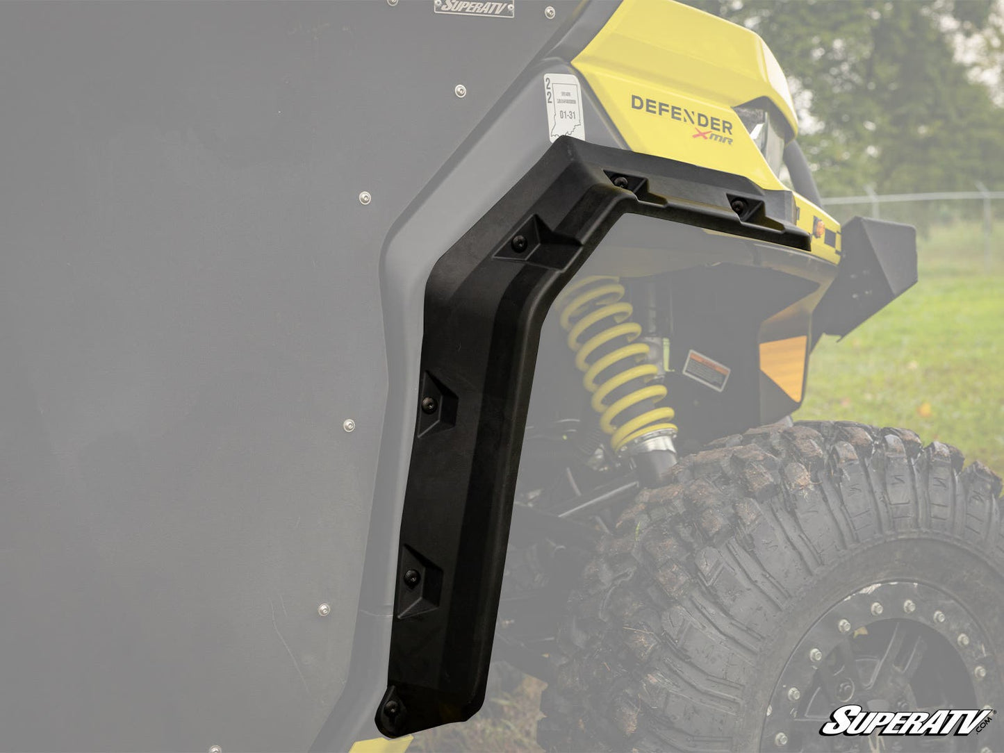 Front and Rear Extended Mud Guards For Can Am Defender