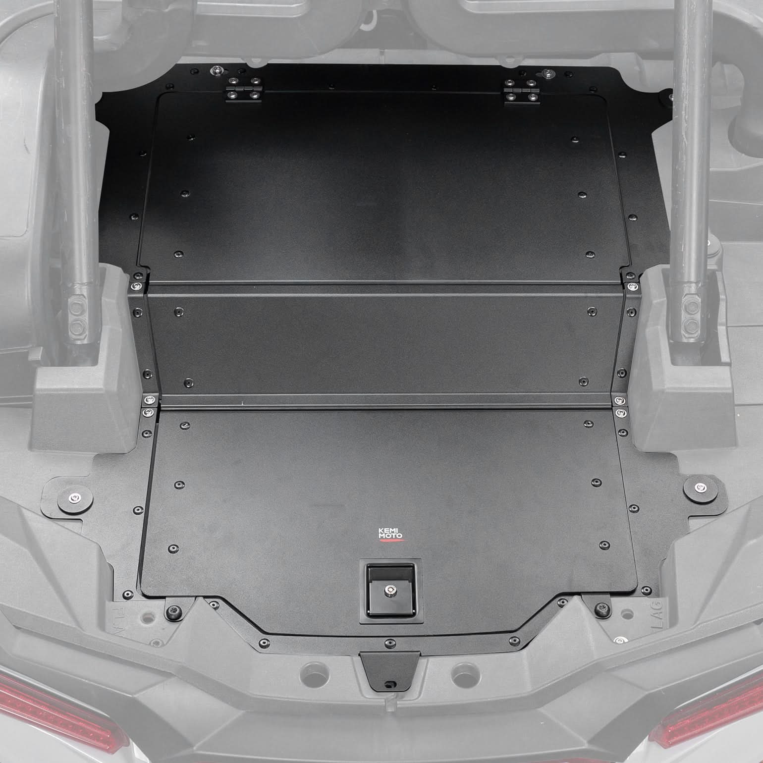 Aluminum UTV Trunk Bed Enclosure for Polaris RZR 1000 2014-2023 - Kemimoto
