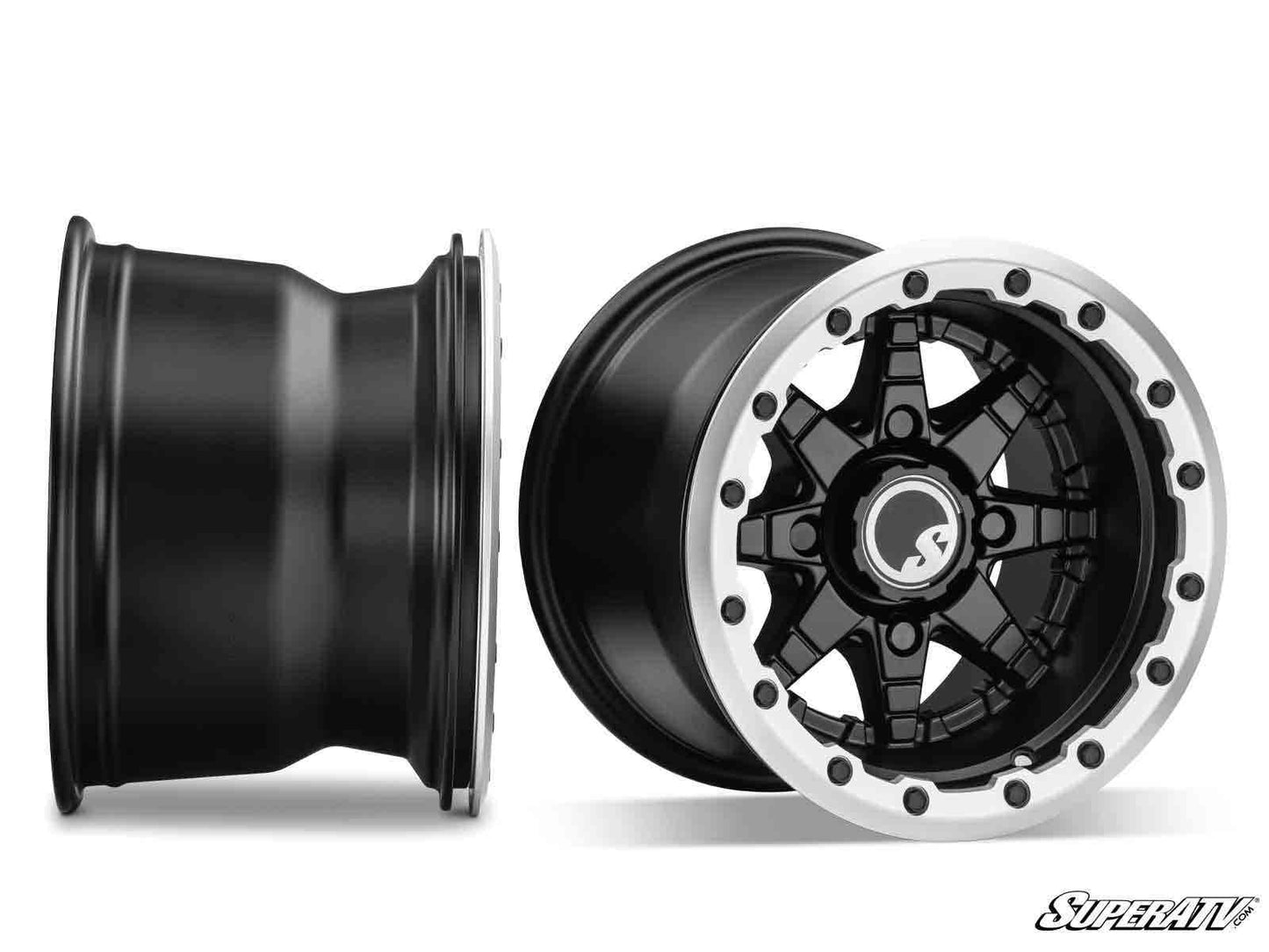 Sticky XT Warrior Tires 35x10x15 on 15x10 Healy Lock Series Beadlock Wheels 4/156 Pattern