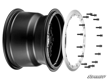 Sticky XT Warrior Tires 35x10x15 on 15x10 Healy Lock Series Beadlock Wheels 4/156 Pattern