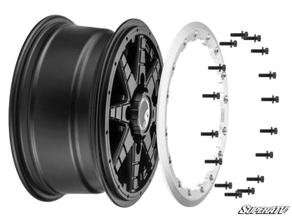 Sticky XT Warrior Tires 35x10x15 on 15x7 Healy Lock Series Beadlock Wheels 4/156 Pattern