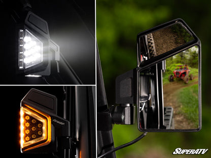 CFMOTO Dual Section LED Side-View Mirrors