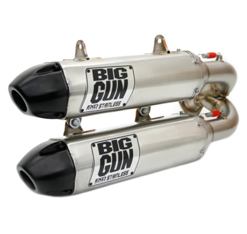 Big Gun Exhaust 15-23 Polaris RZR XP 1000/RZR XP 4 1000 EXO Stainless Dual Slip On Exhaust