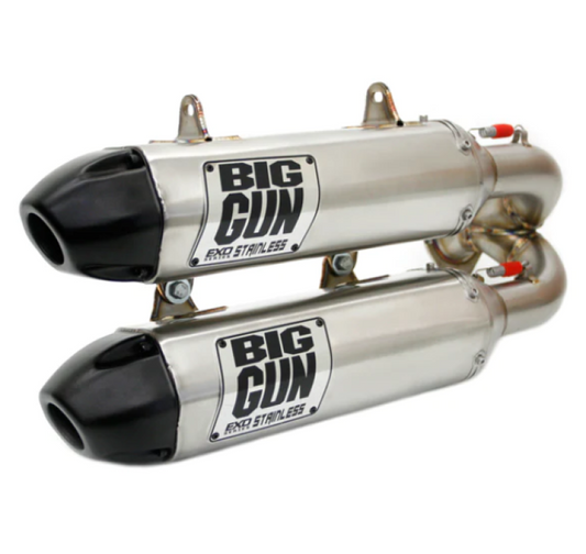 Big Gun Exhaust 15-23 Polaris RZR XP 1000/RZR XP 4 1000 EXO Stainless Dual Slip On Exhaust