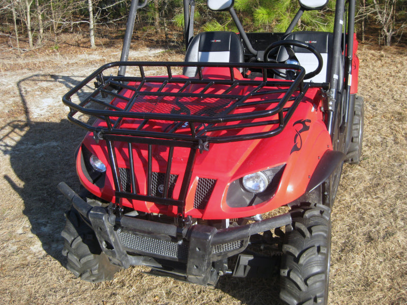 Seizmik 06-12 Yamaha 450-700 Rhino Universal Hood Rack - Black