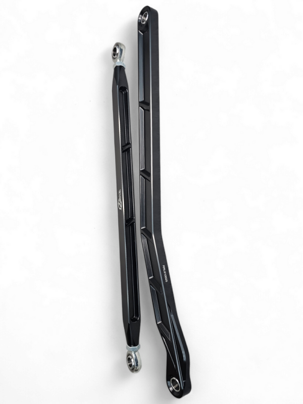 Elektric Offroad 2022+ Polaris RZR Pro R Turbo R Billet High Clearance Radius Rods Anodized Blk