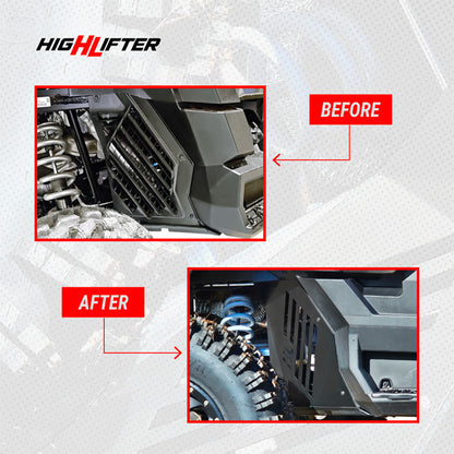 High Lifter Rear Inner Wheel Well Covers - Rear Inner Rear Well Cover Polaris