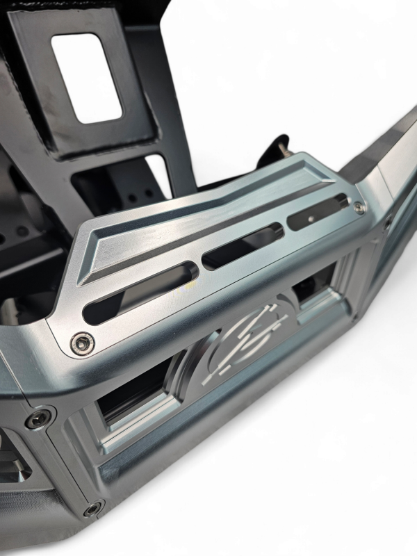 Elektric Offroad 2017+ Can Am X3 Maverick Billet Front Winch Bumper Anodized Clear