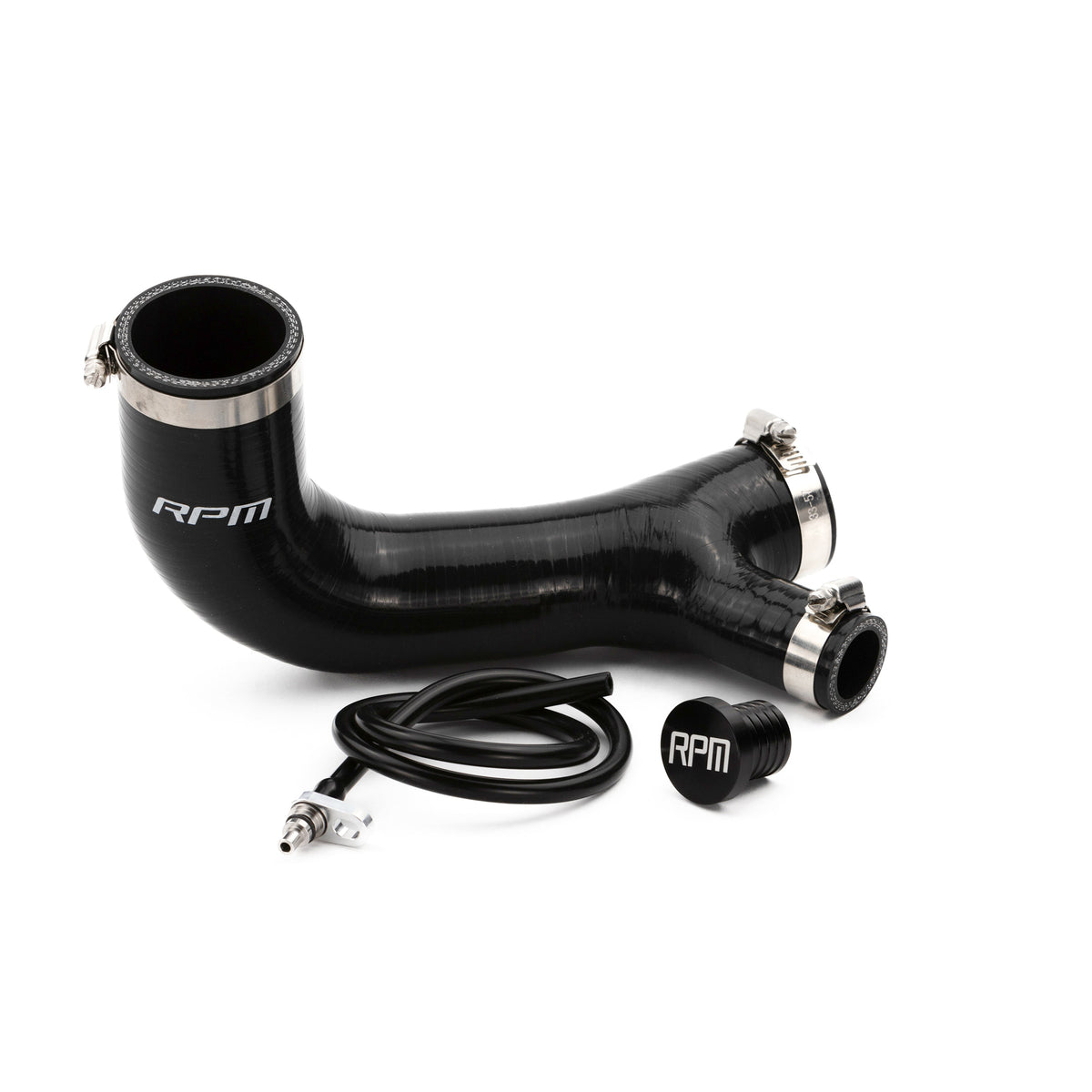 RPM Black Silicone Blow Off Valve Adapter Tube Can-Am Maverick X3 Turbo
