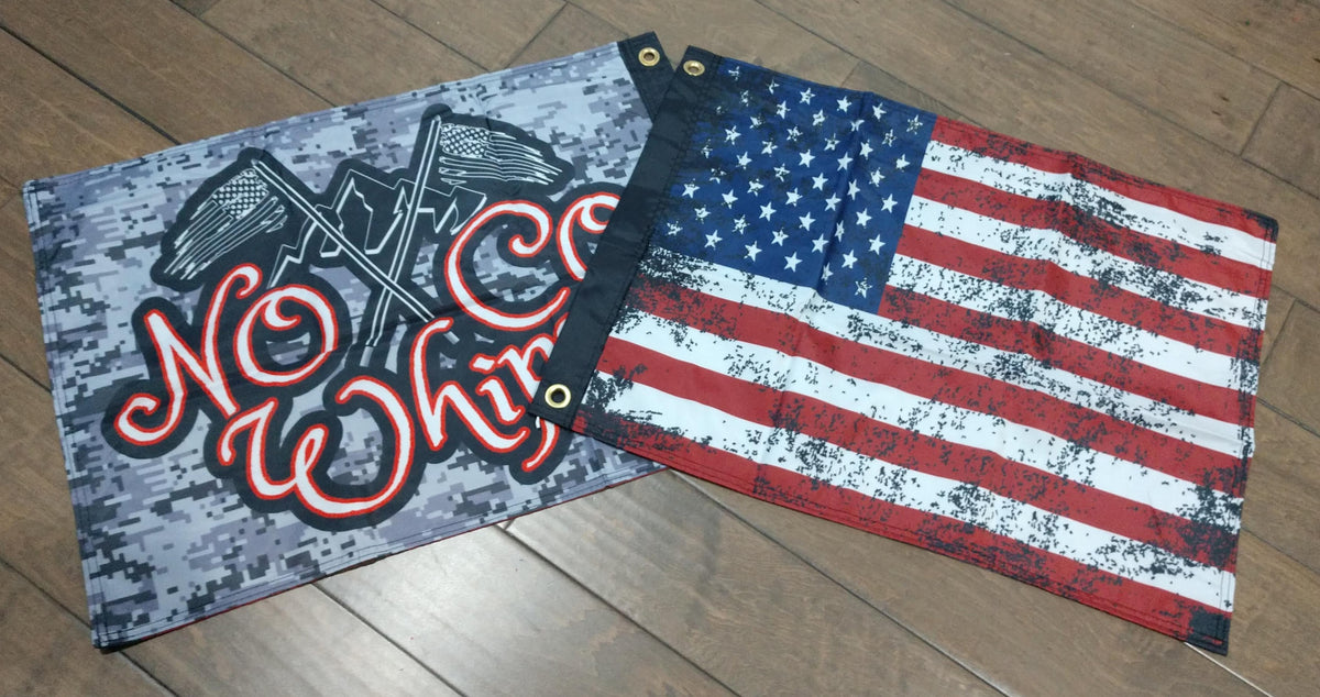 Double sided 18x24" America/NoCo Flag