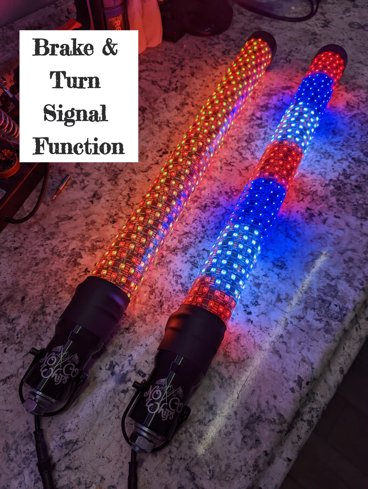 Big Richard's - Large Diameter LED Fat Whips