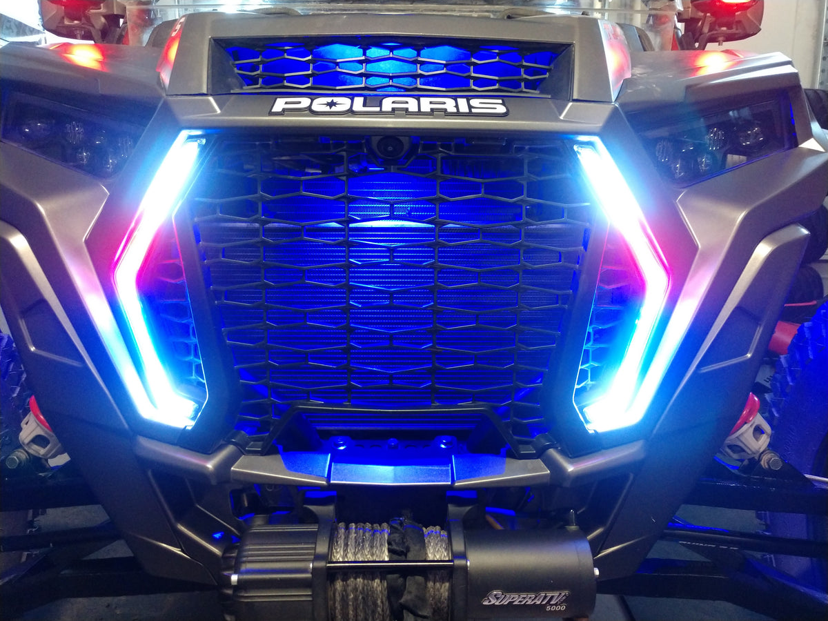 Bluetooth & Remote Multicolor RZR Fang Lights w/Turn Signal