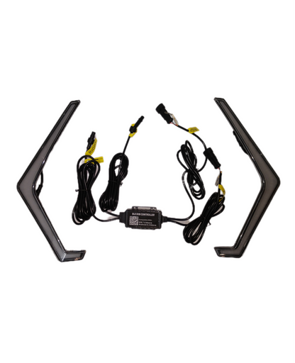 Bluetooth & Remote Multicolor RZR Fang Lights w/Turn Signal